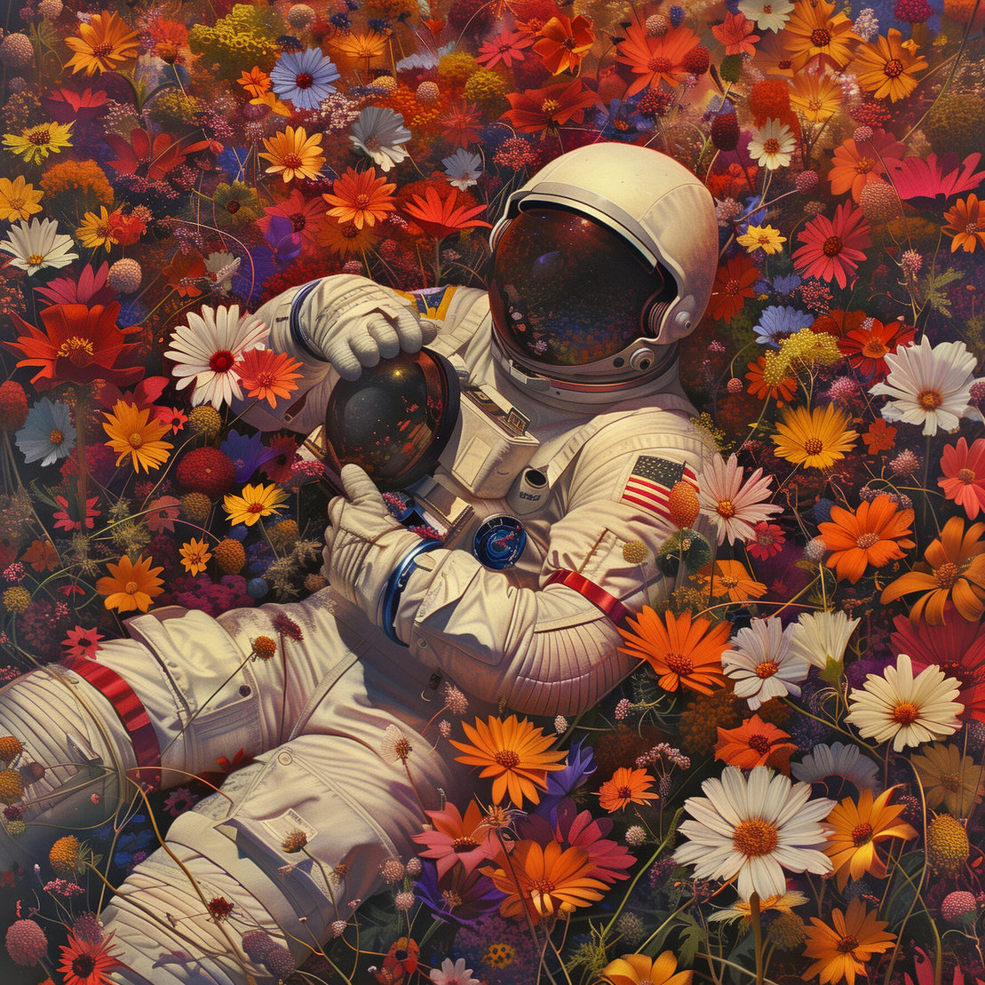Flower Astronaut