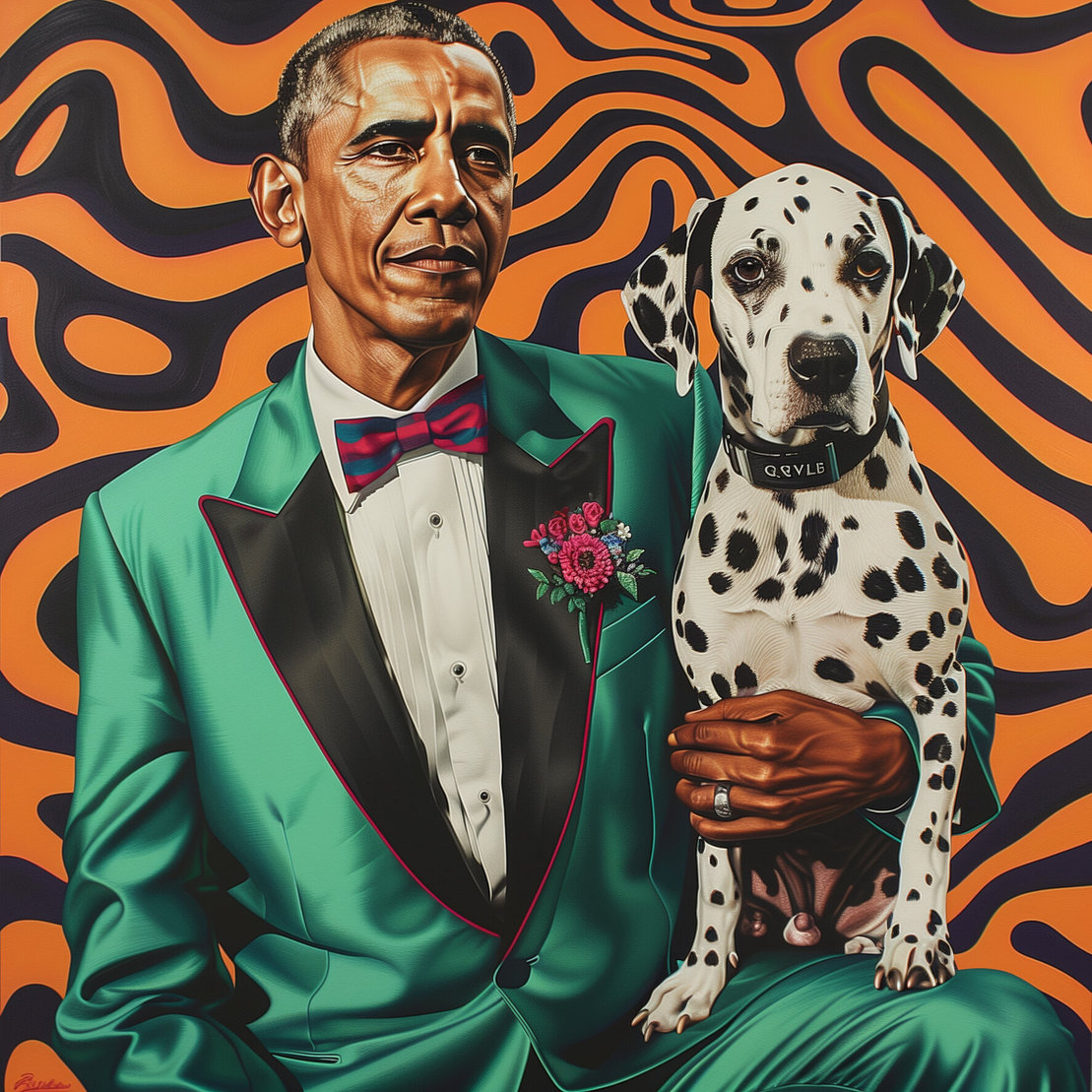 Obama & Dog